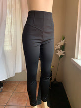 Load image into Gallery viewer, Fitted black high waisted professional pants ::: s lll
