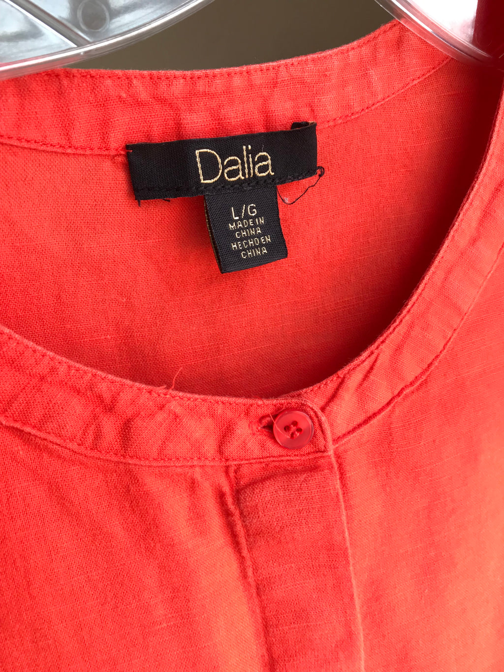retro red cotton blend sleeveless button shirt with pockets ... /xl