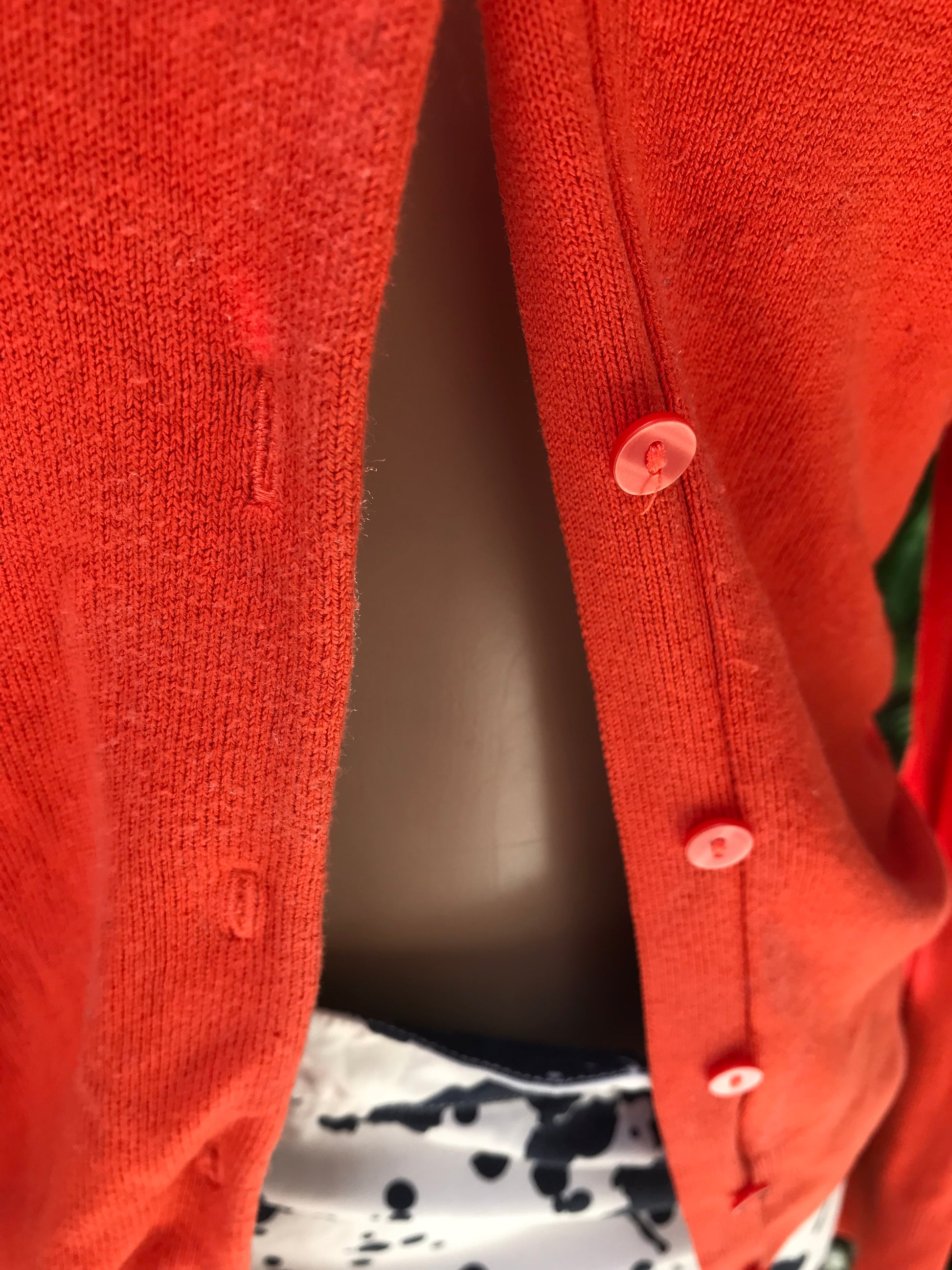 orange colour pop professional cardigan  ... s