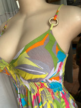 Load image into Gallery viewer, Bright multicoloured sun dress s/m
