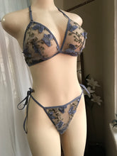 Load image into Gallery viewer, lllNew butterfly 2 piece lingerie pink (/XL)• New butterfly 2 piece lingerie lavender (3X)
