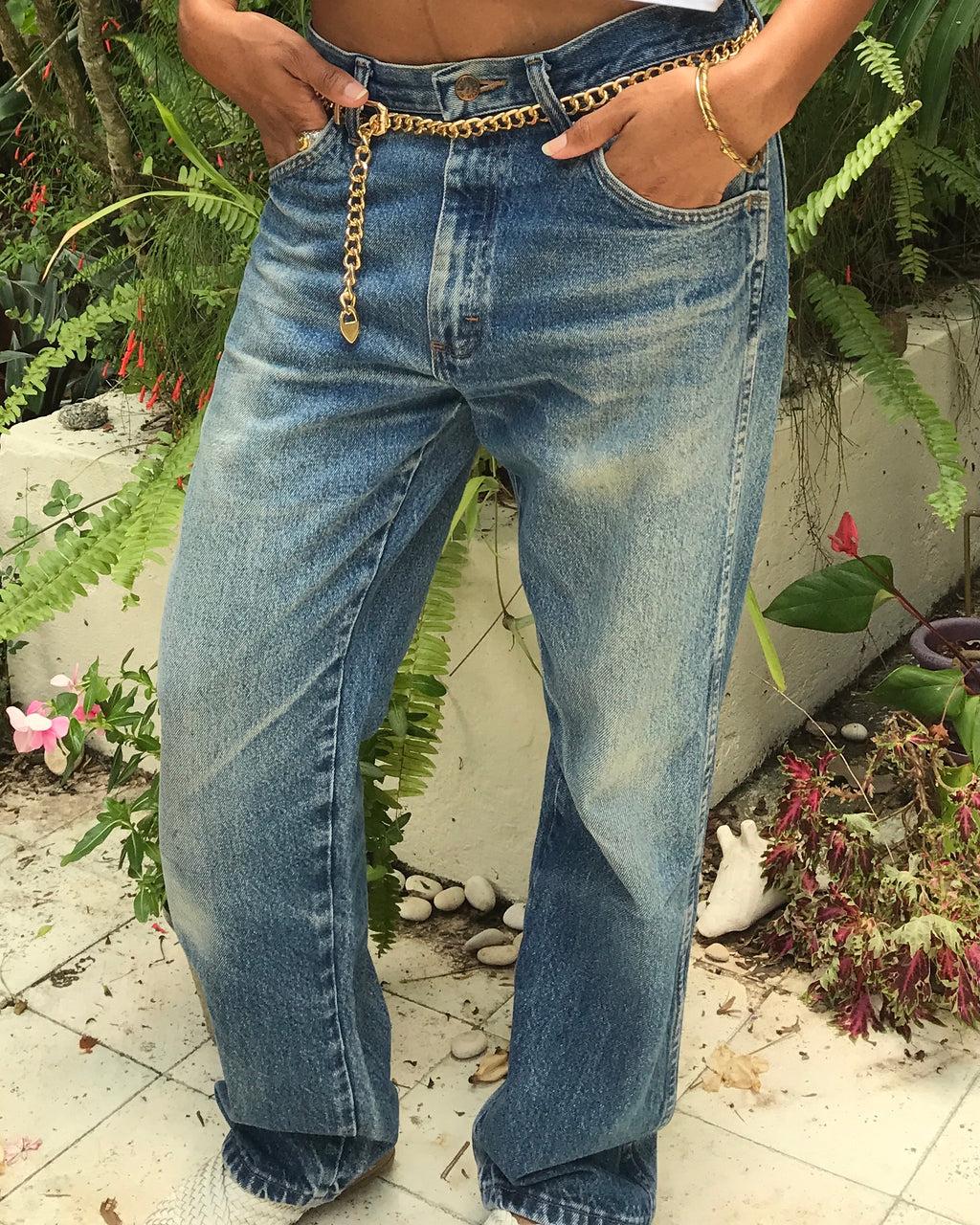 Vintage Rustler loose jeans ::: m/w32 ^^^