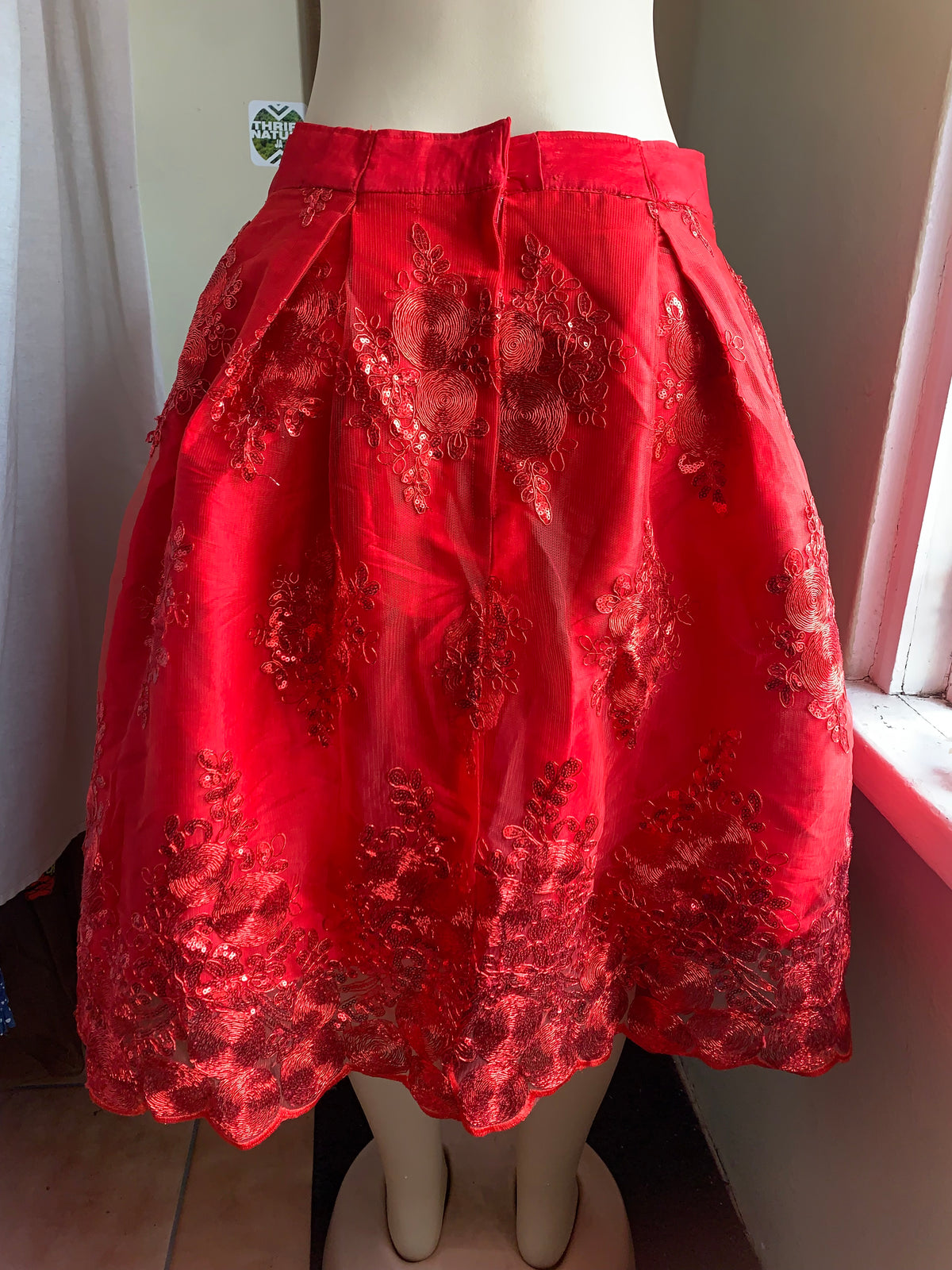 Red balloon skirt M/L