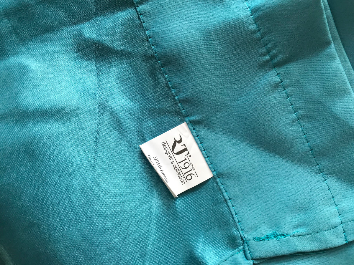 ocean blue curtain set of 2