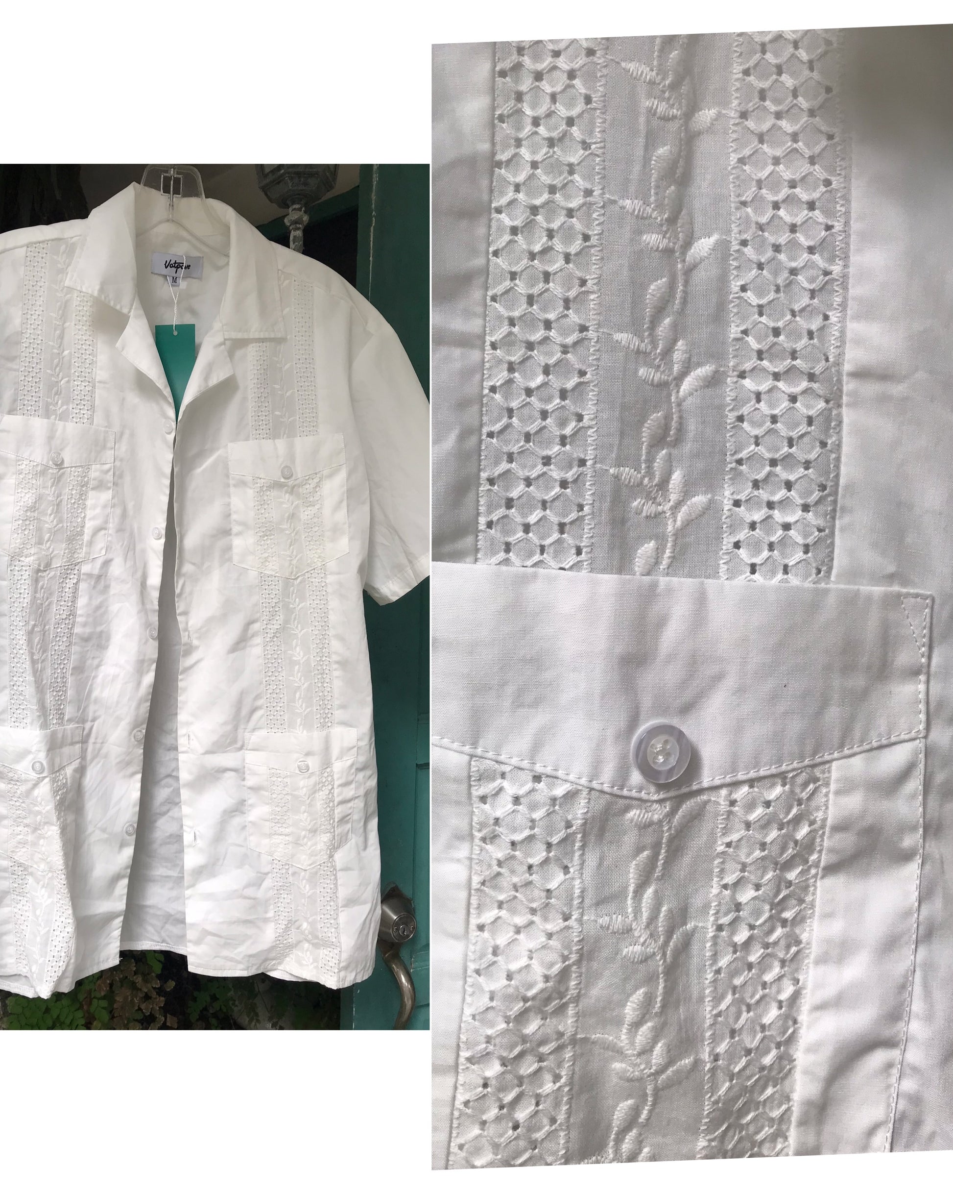 new with tag White bush jacket ... men's M
