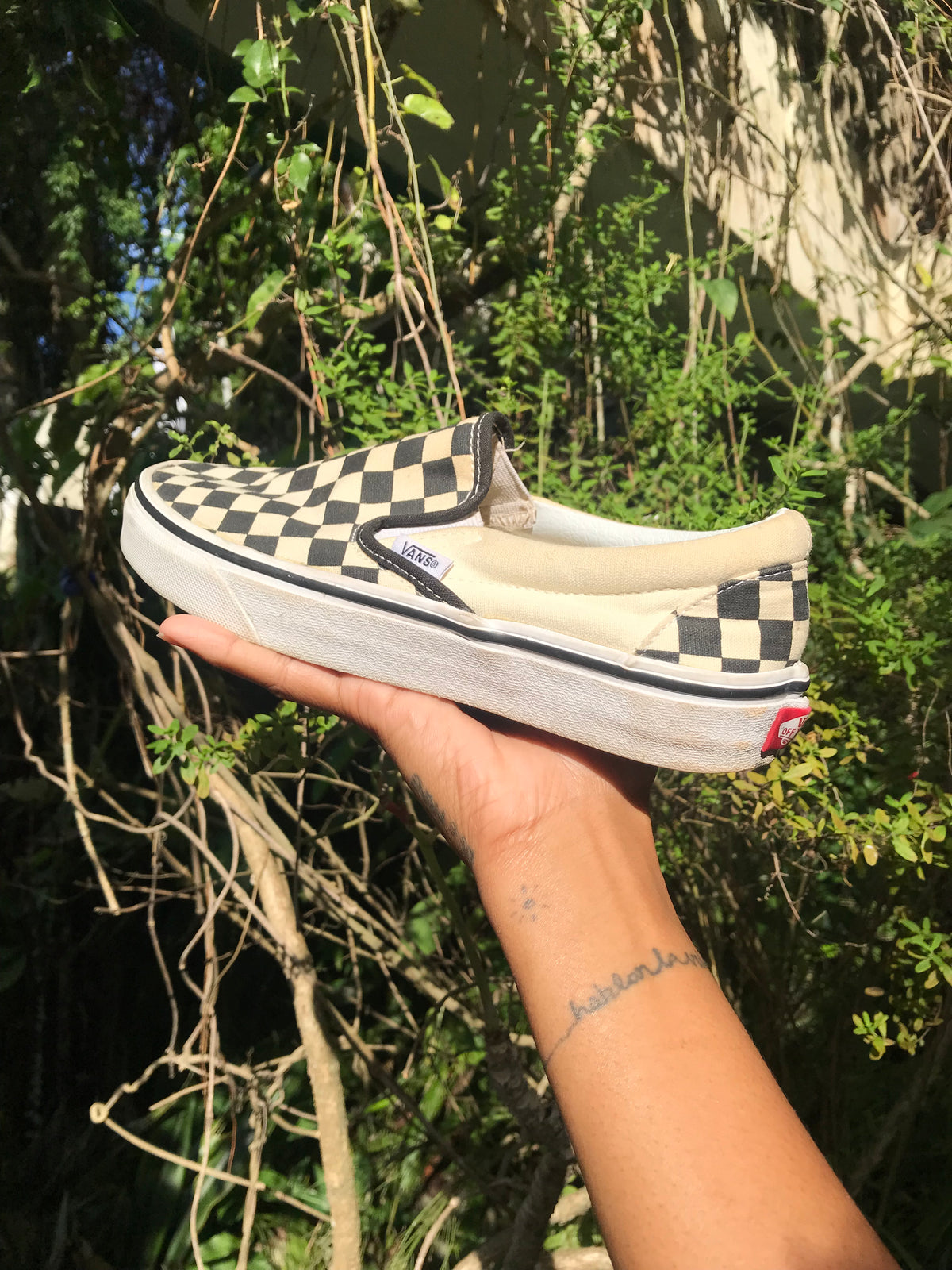 VANS sneaker checker size 7