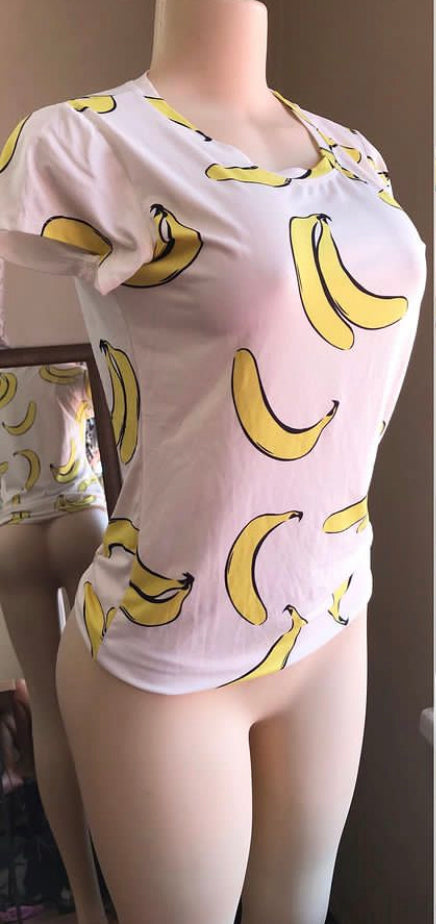 Banana Graphic Tee ;;; s/M...