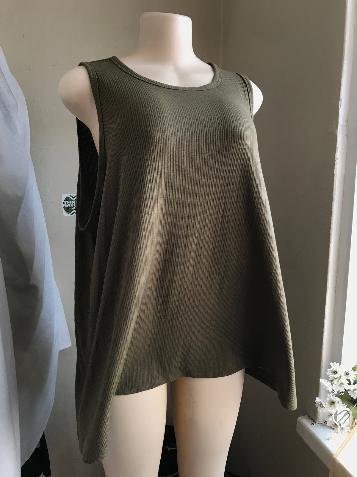 old navy green tank top ... /xl : 2x