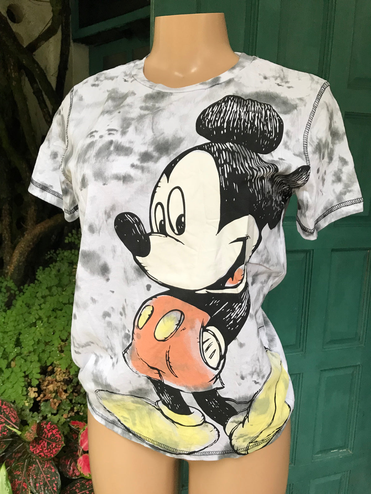 Mickey mouse merch tee grey cloud ;;; new
