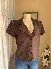 Load image into Gallery viewer, Deep brown suit top size9/10 &gt;&gt;&gt;
