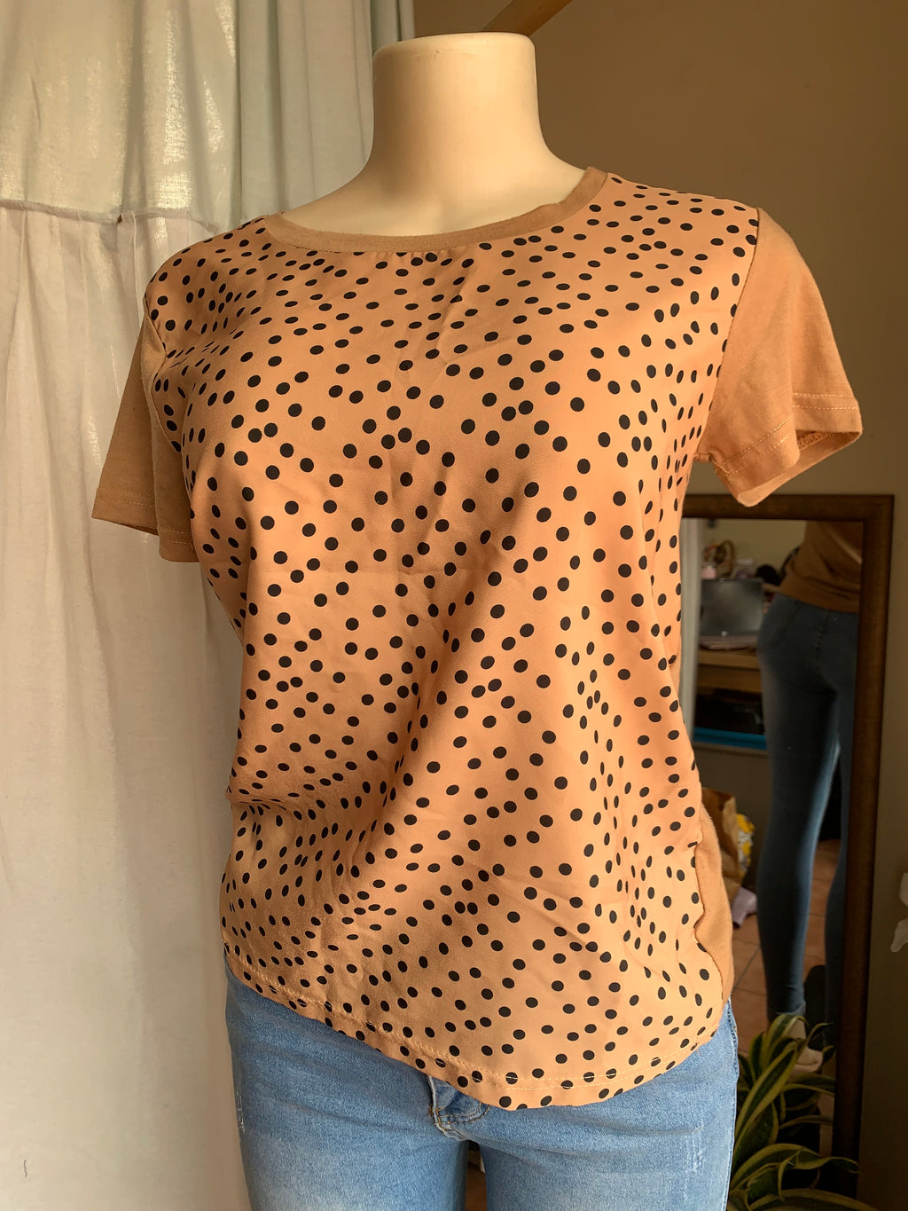 Polka dot tee … M