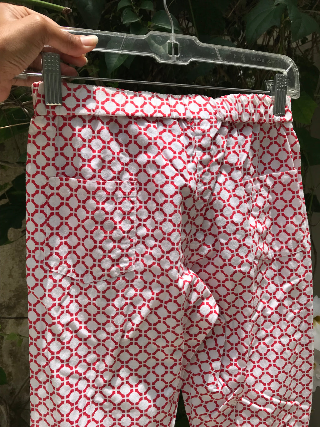 Red Print Professional Pants ::: XS/S