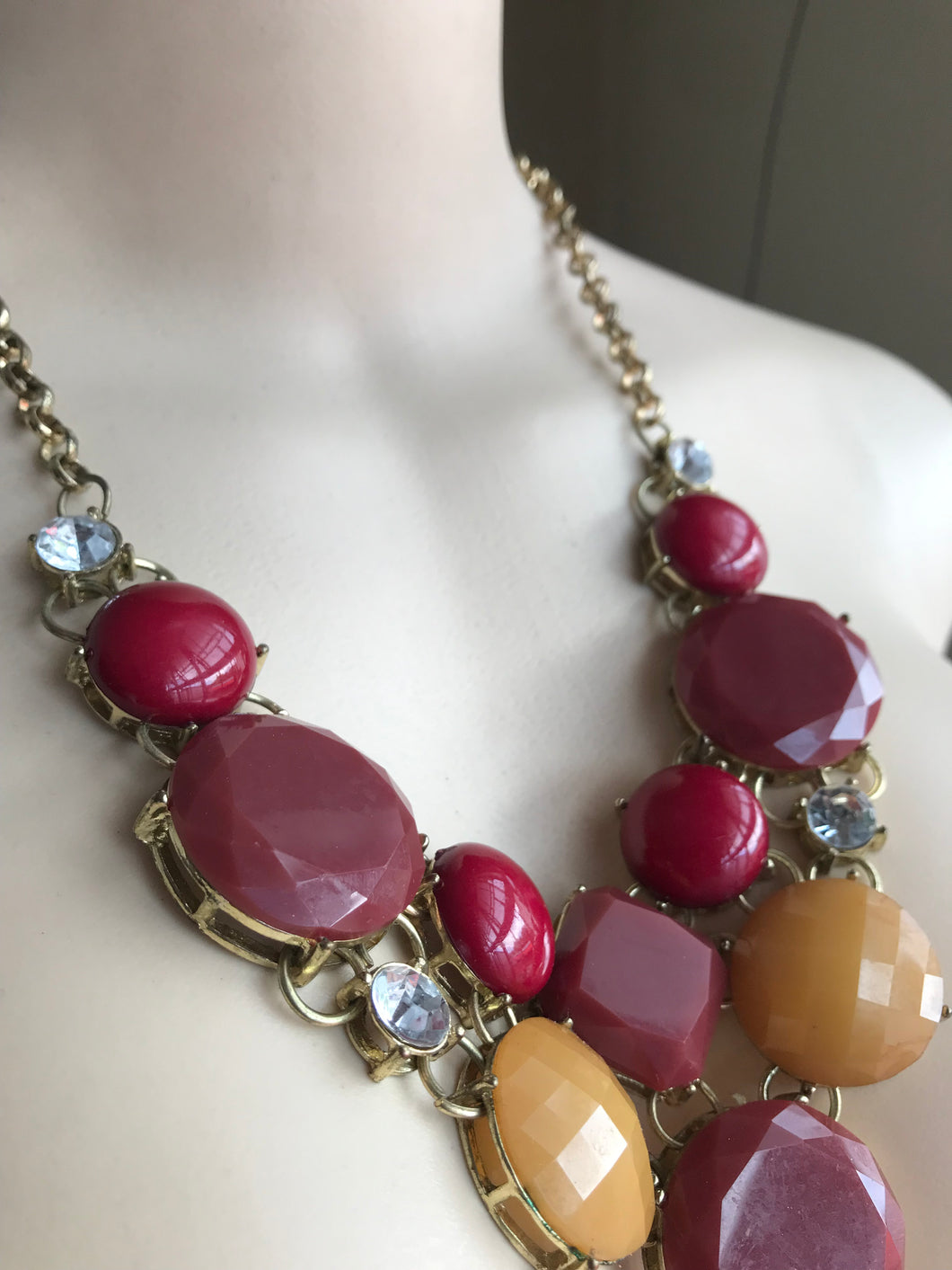 Warm tones necklace ***  clusterlll