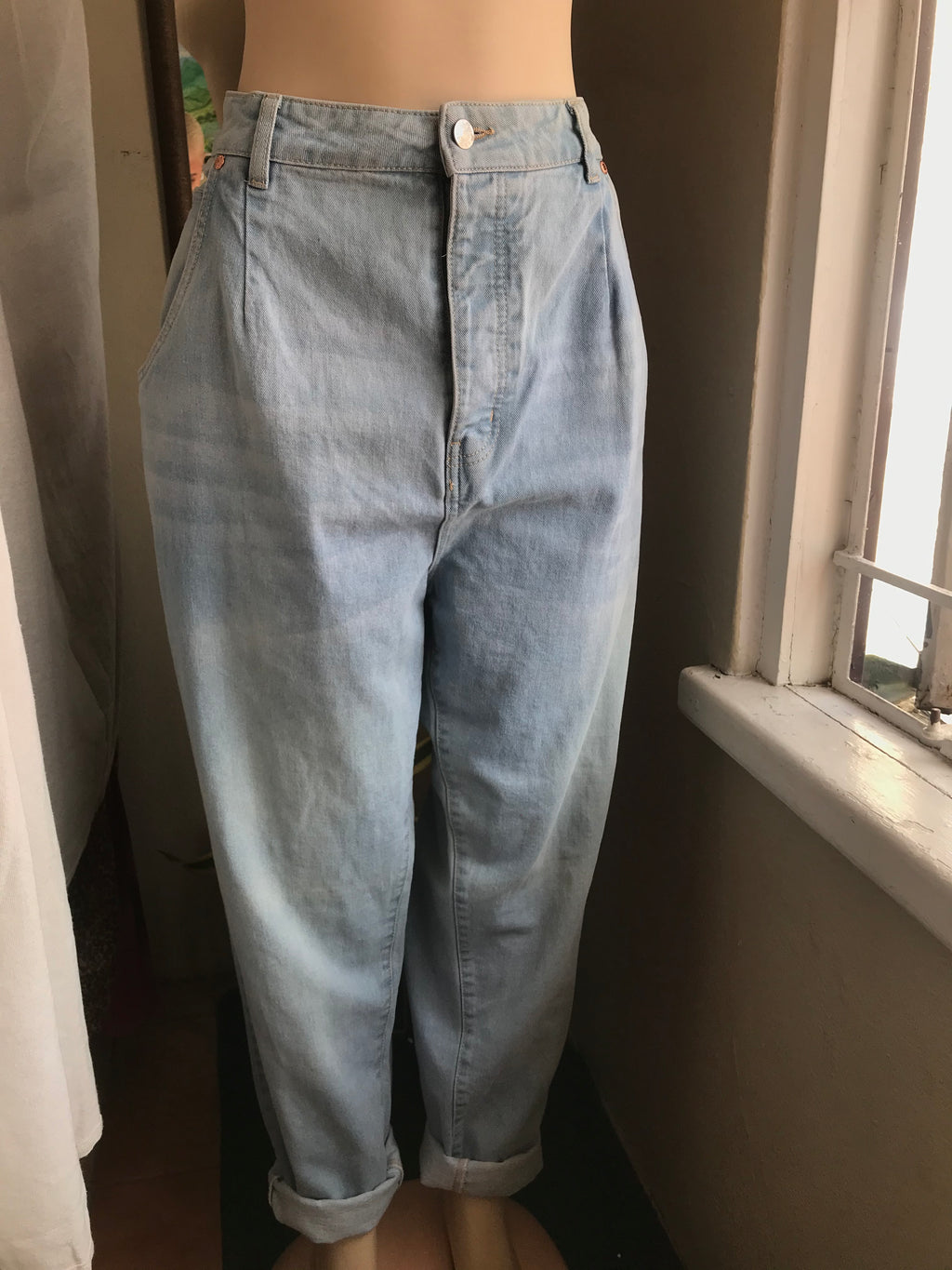 vintage Light wash mom jeans ::: Size 15 / w39 ^^^ (/xl) : 2x