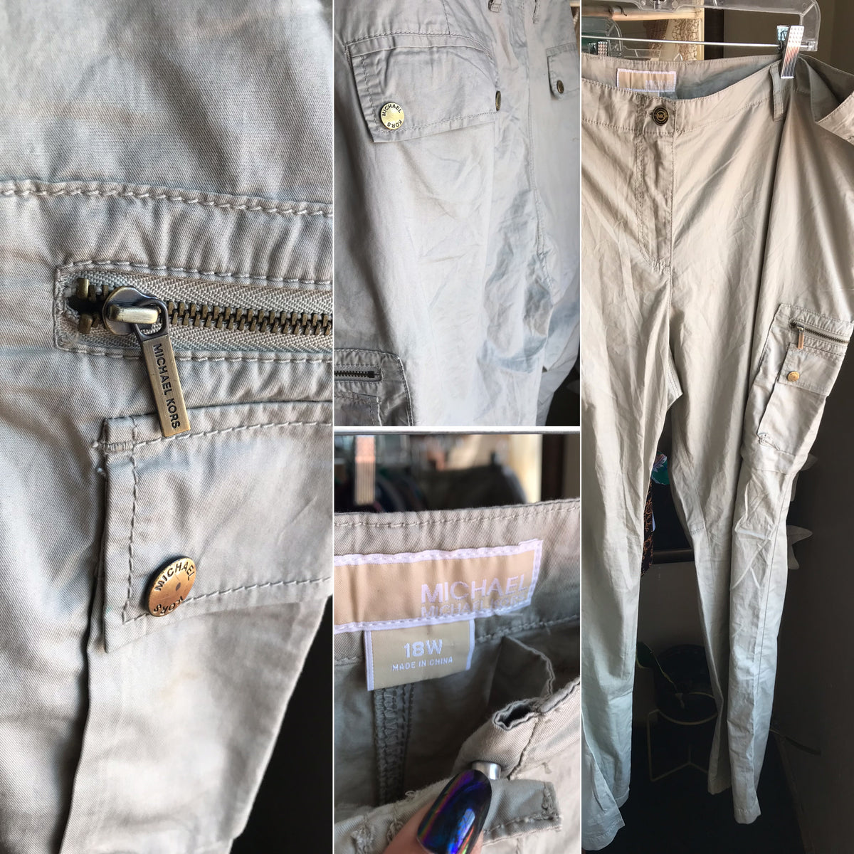 Michael Kors cargo pants ::: w40/size 18 /xl : 2x