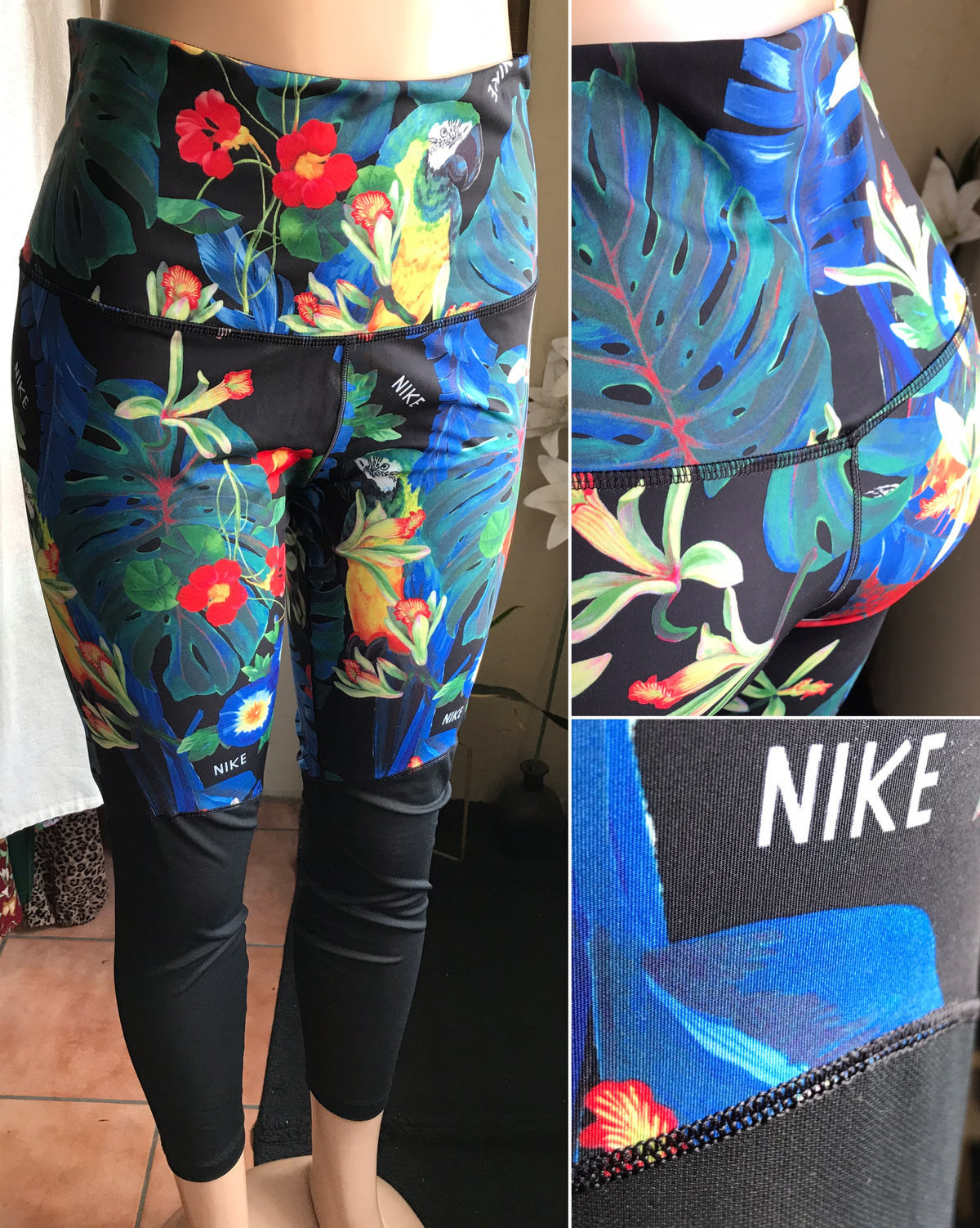 new nike exercise leggings ::: plus /xl