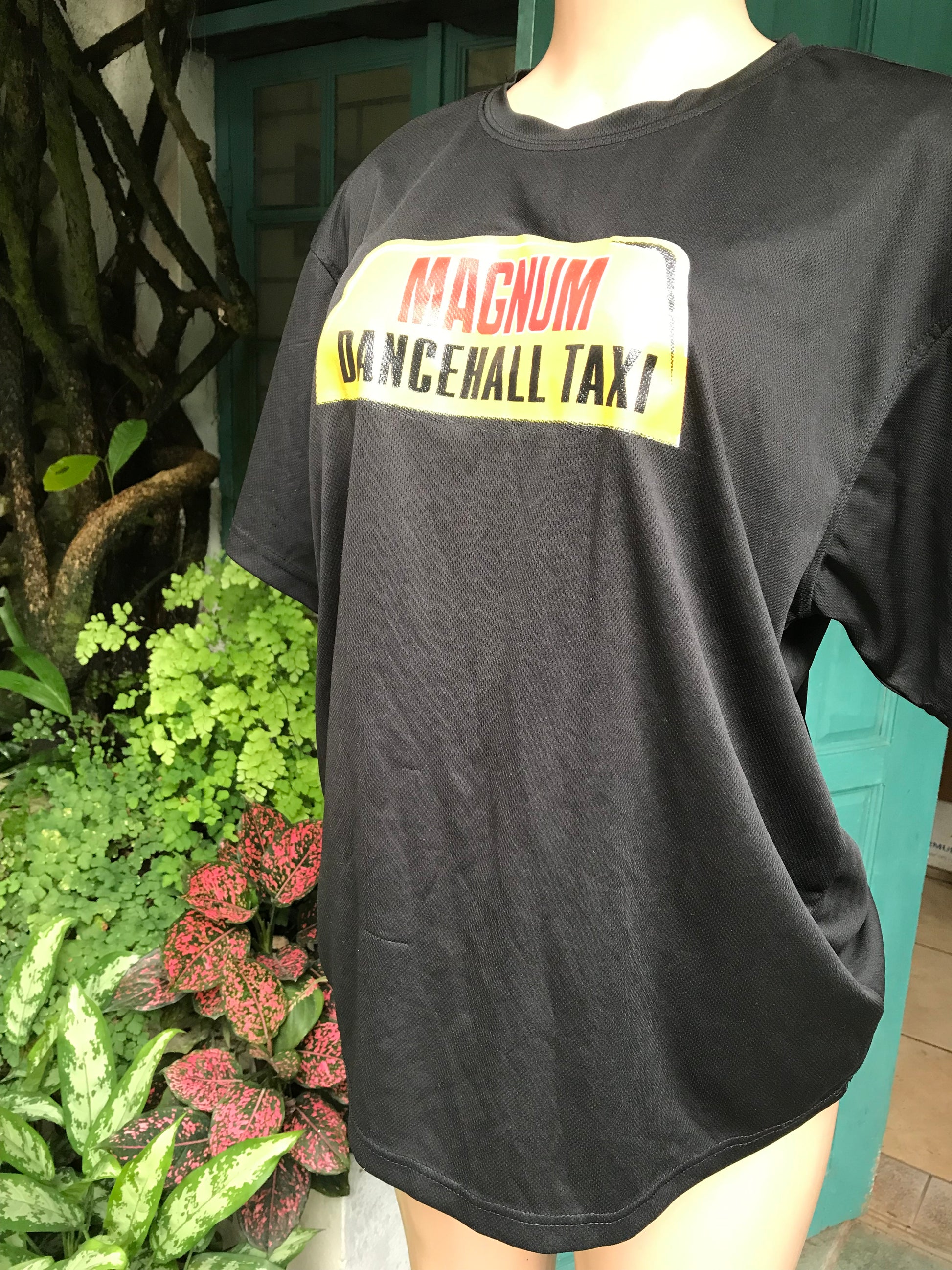 Magnum dancehall taxi mens black tee ... /XL ;;;