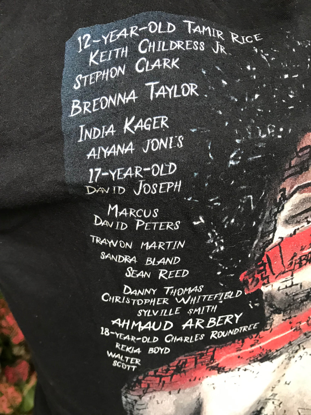 George Floyd 'I can't breathe' activist black tee... L ;;;