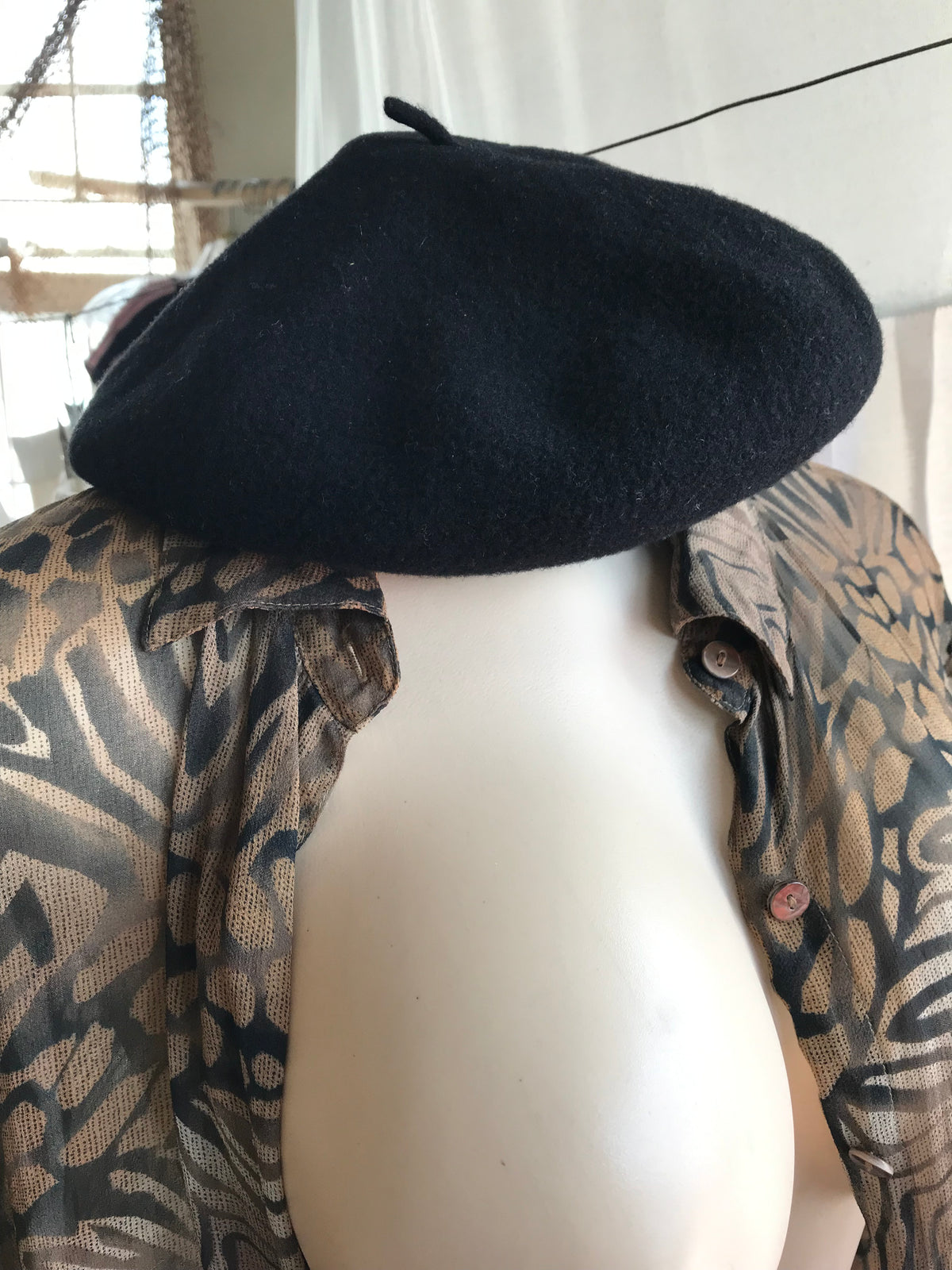 Vintage Kangol black beret