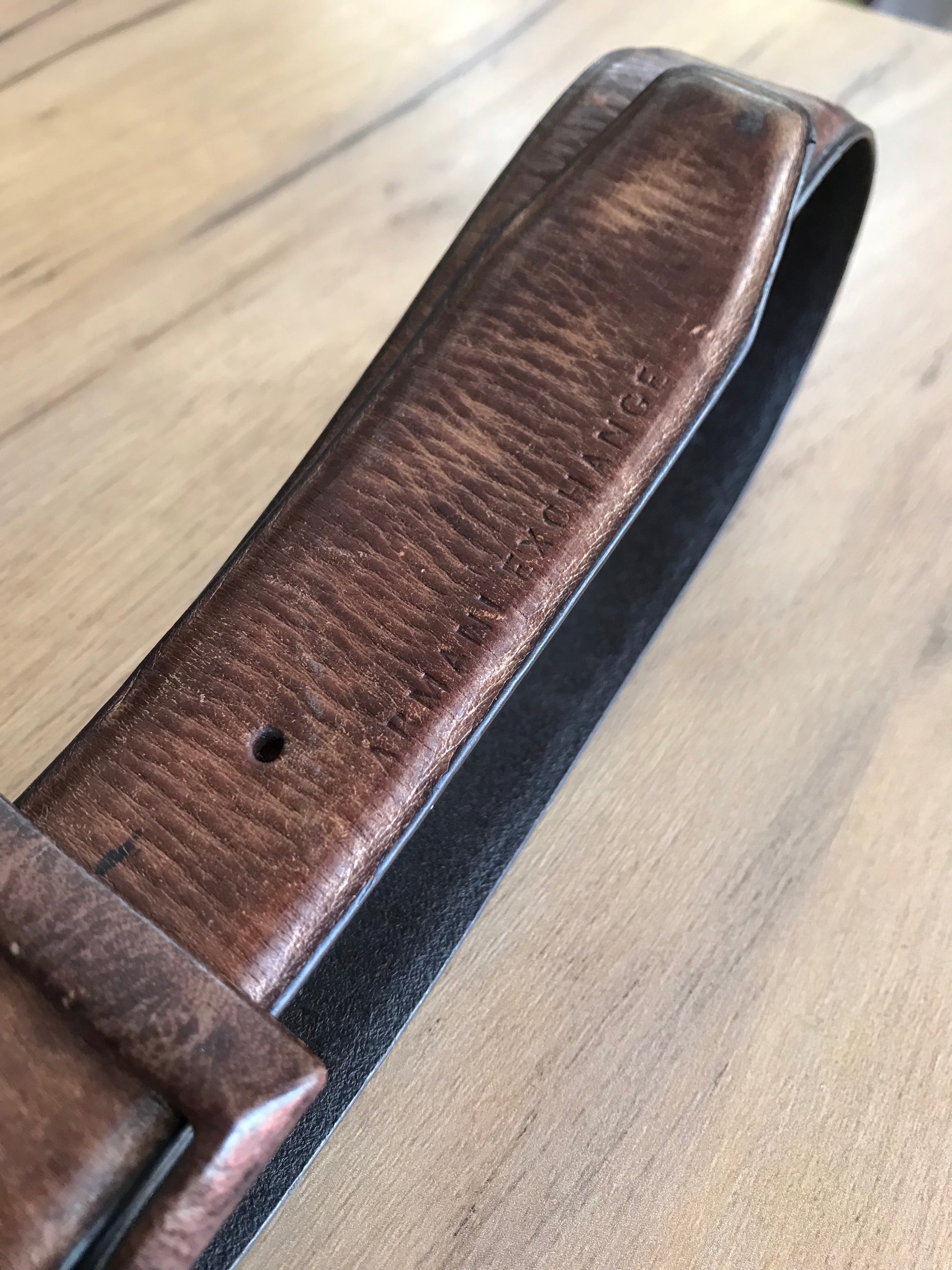 Armani Exchange leather belt M-L