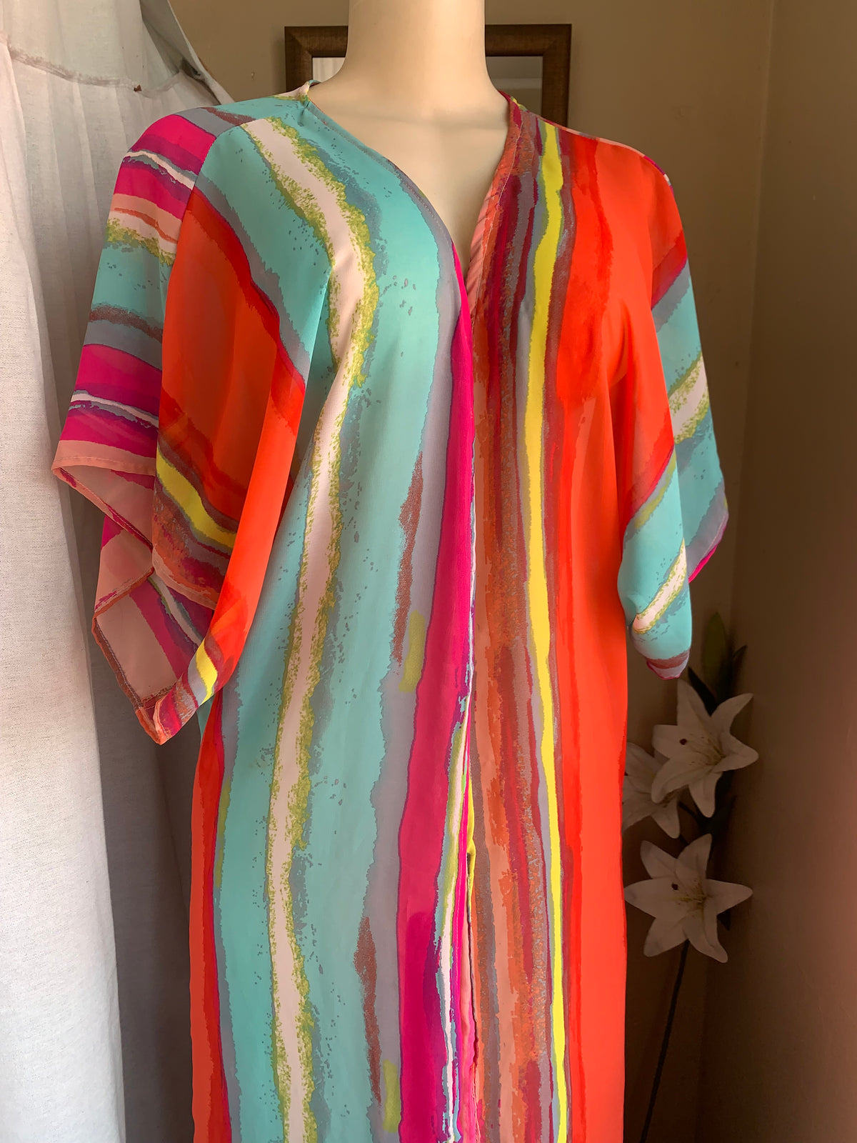 Multicoloured maxi mesh cover >>> size free