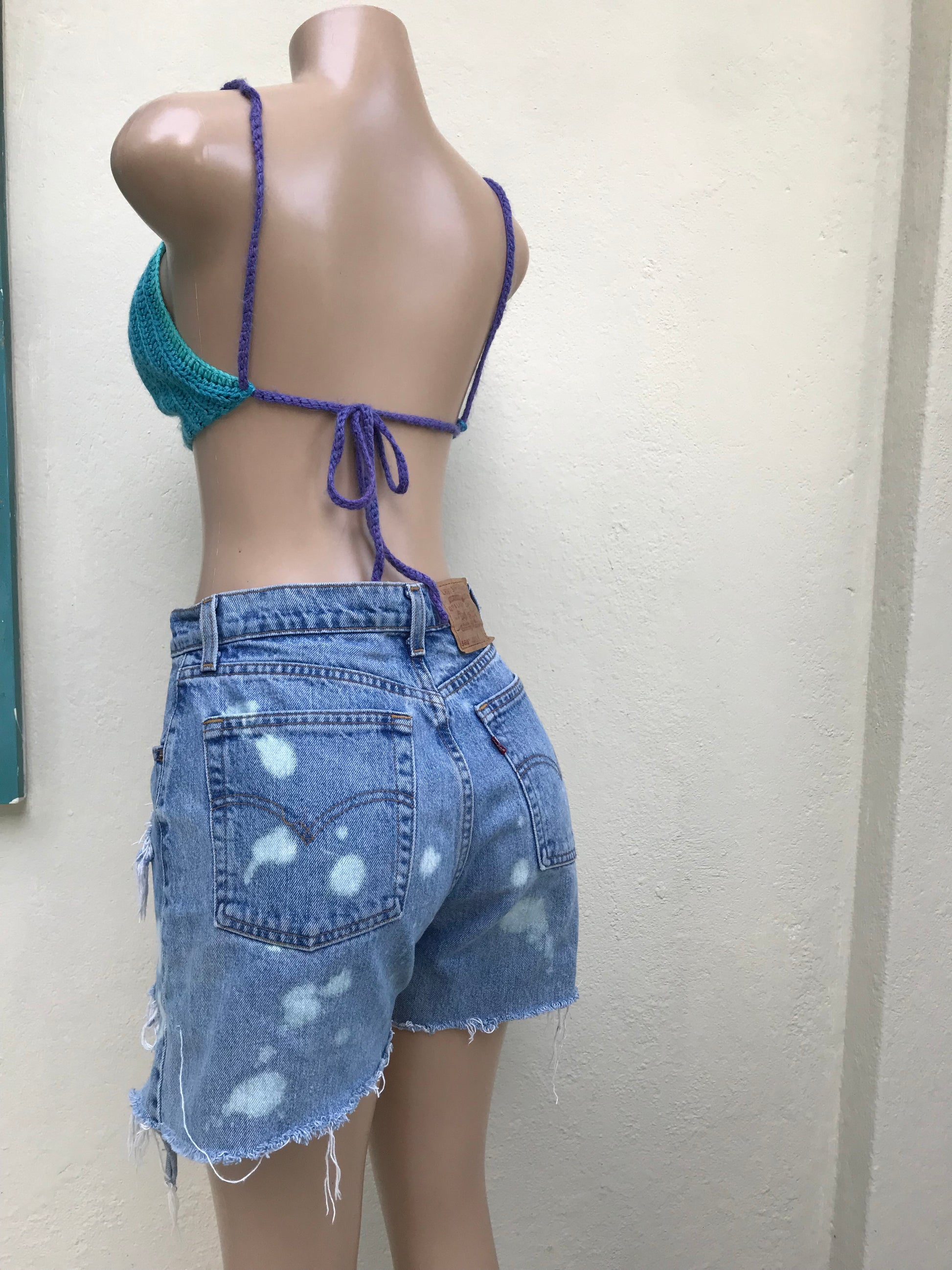 Backless crochet crop top... One Size