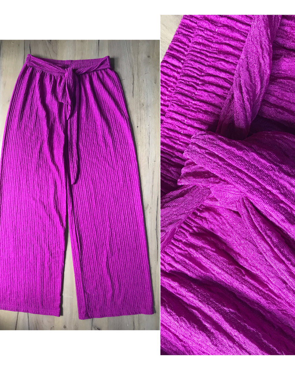 Magenta palazzo pant ::: 1 size (incl large, plus)