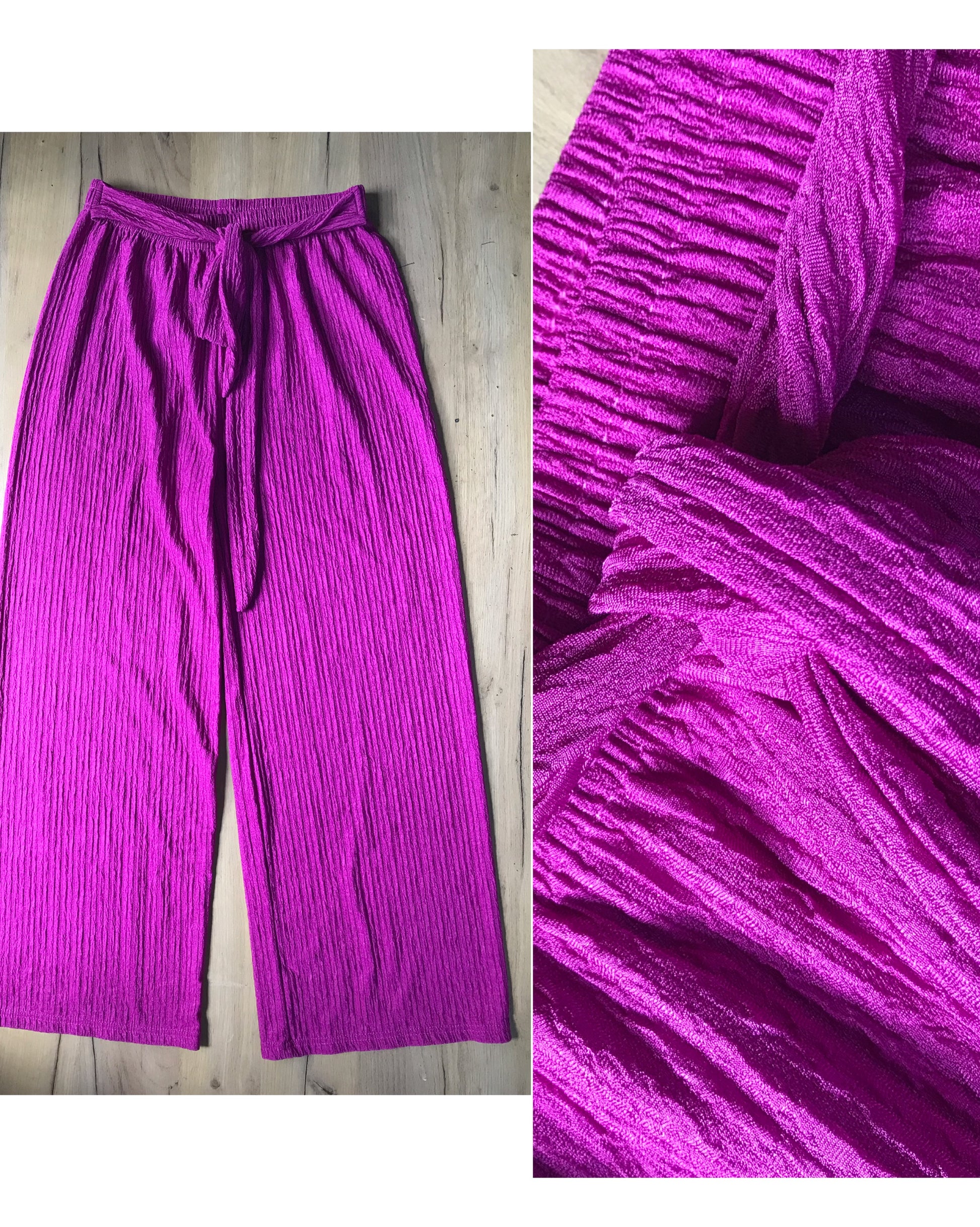 Magenta palazzo pant ::: 1 size