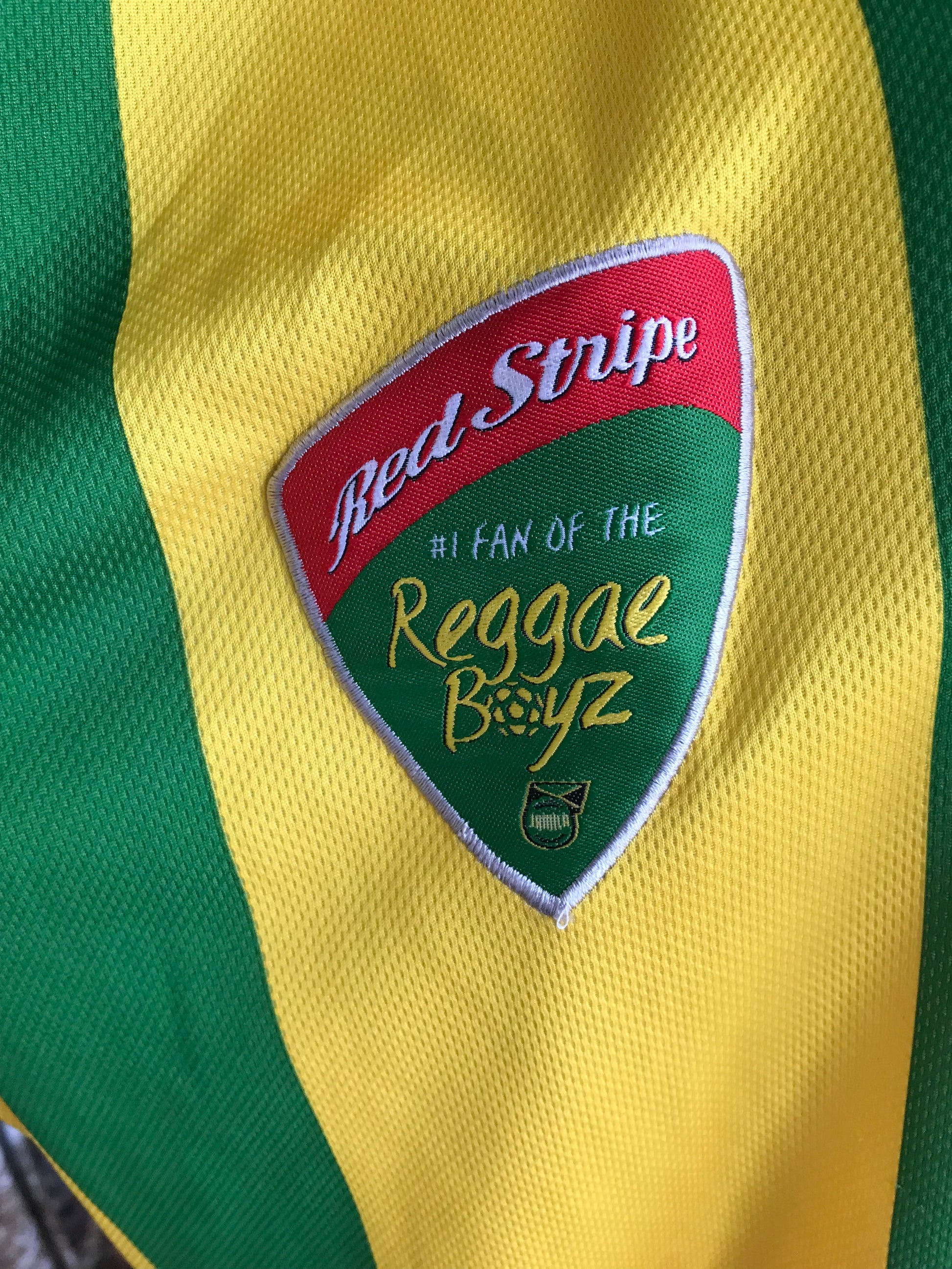 Men's red stripe reggae boyz merch tee ;;; /xl