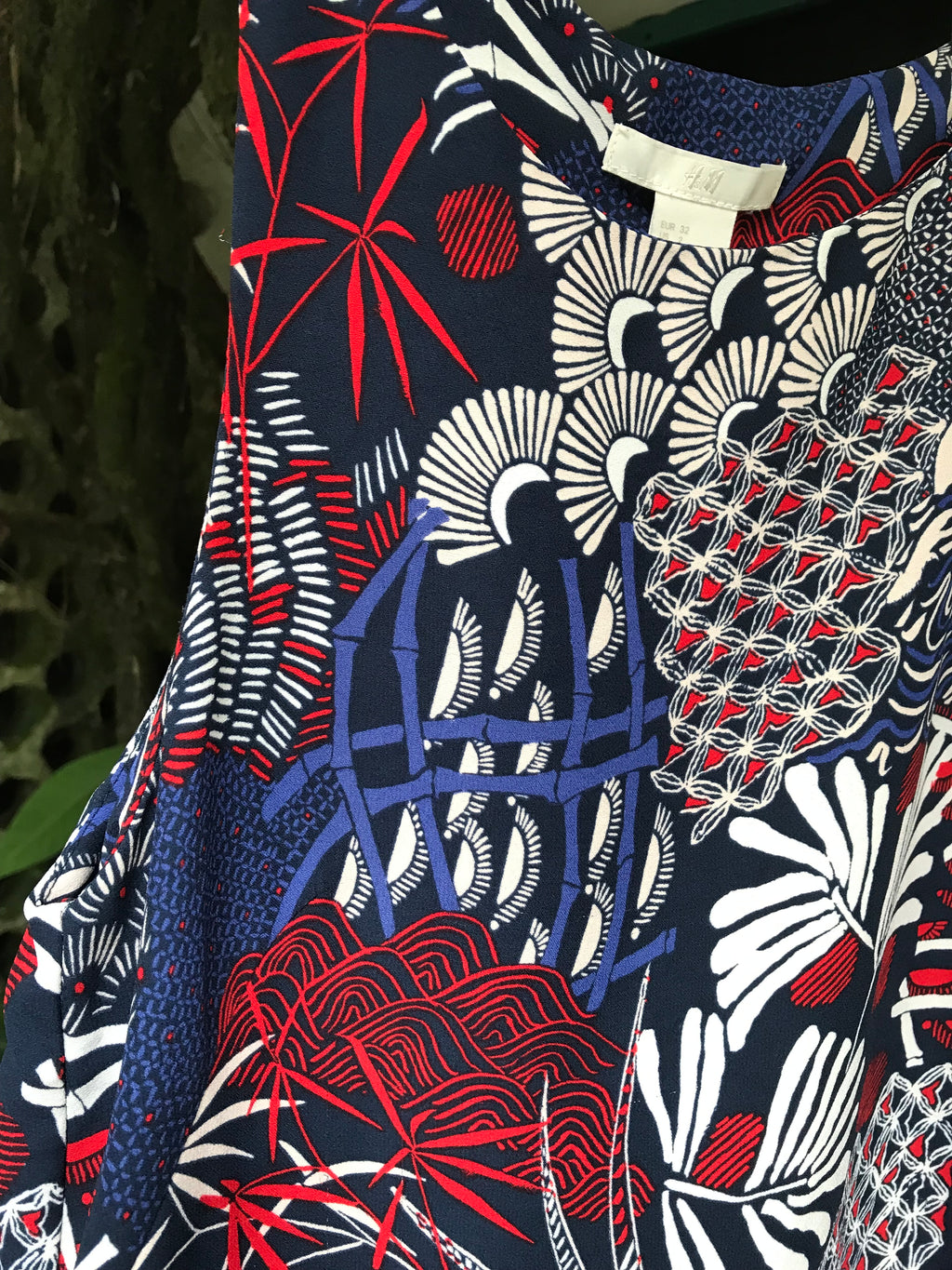 Printed Work Dress . XS/