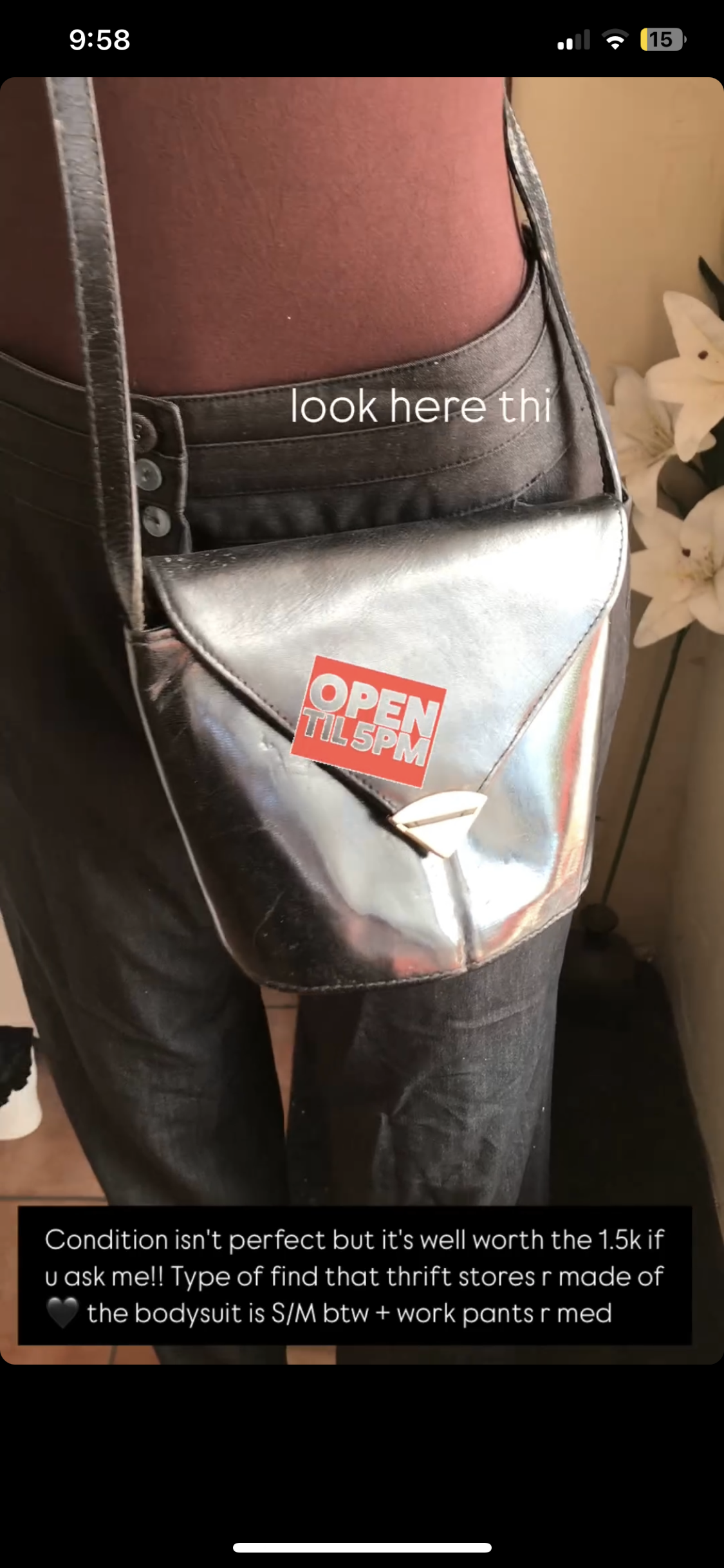 Vintage crossbody