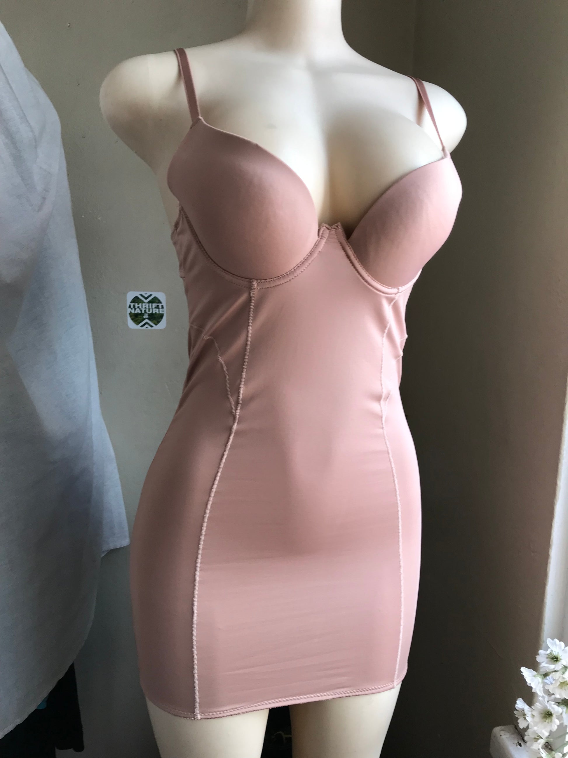 nude intimates bra dress m