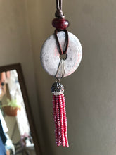 Load image into Gallery viewer, Long tassel bling necklace ***  stonelll
