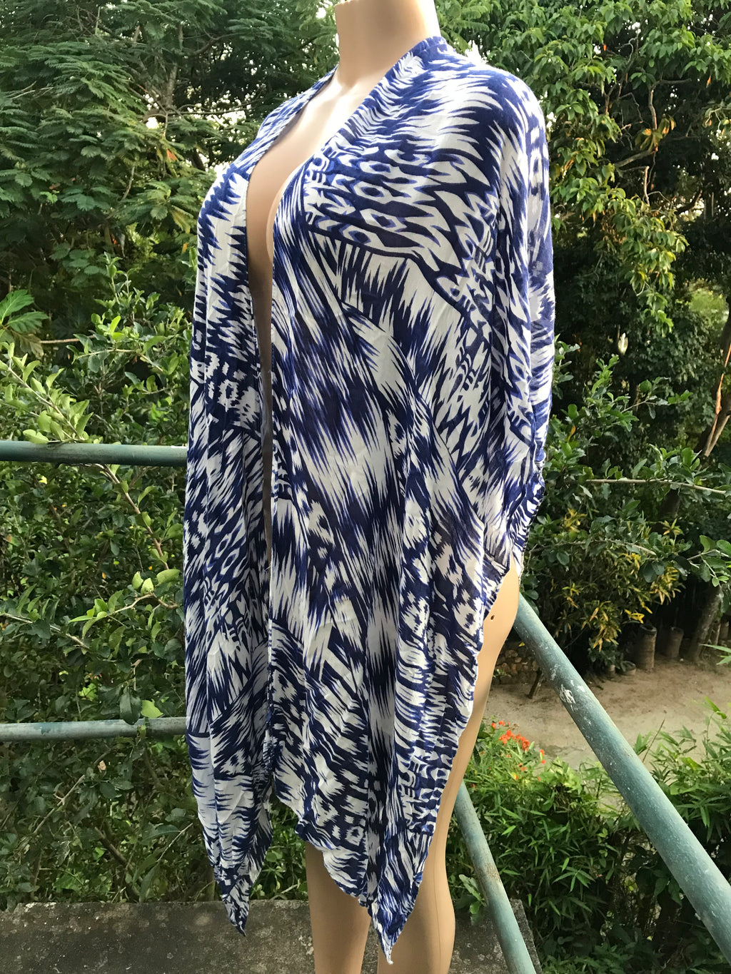 Soft blue beach swim coverup...one size