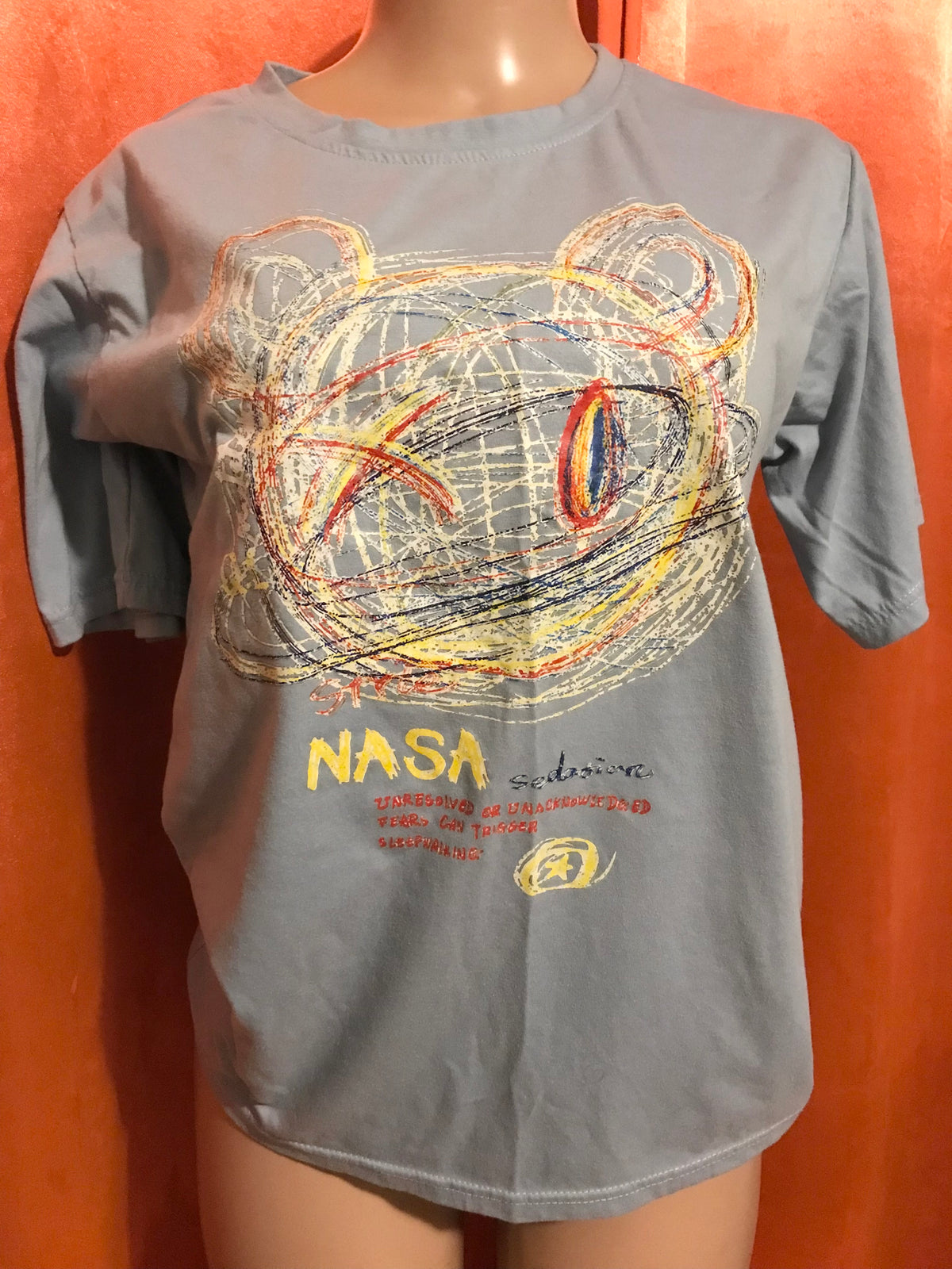 Blue NASA graphic tee... M ;;;