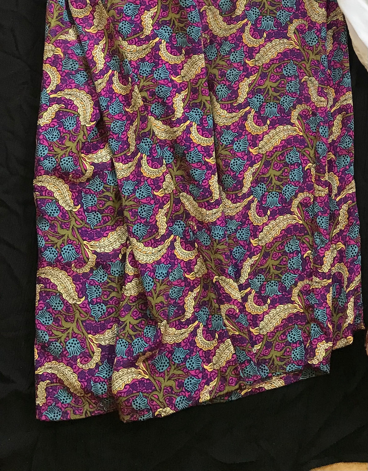 Purple print palazzo pant one size