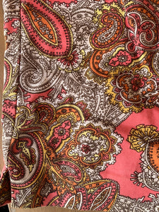 Pink multicoloured paisley high waisted shorts ;;; size S  lll