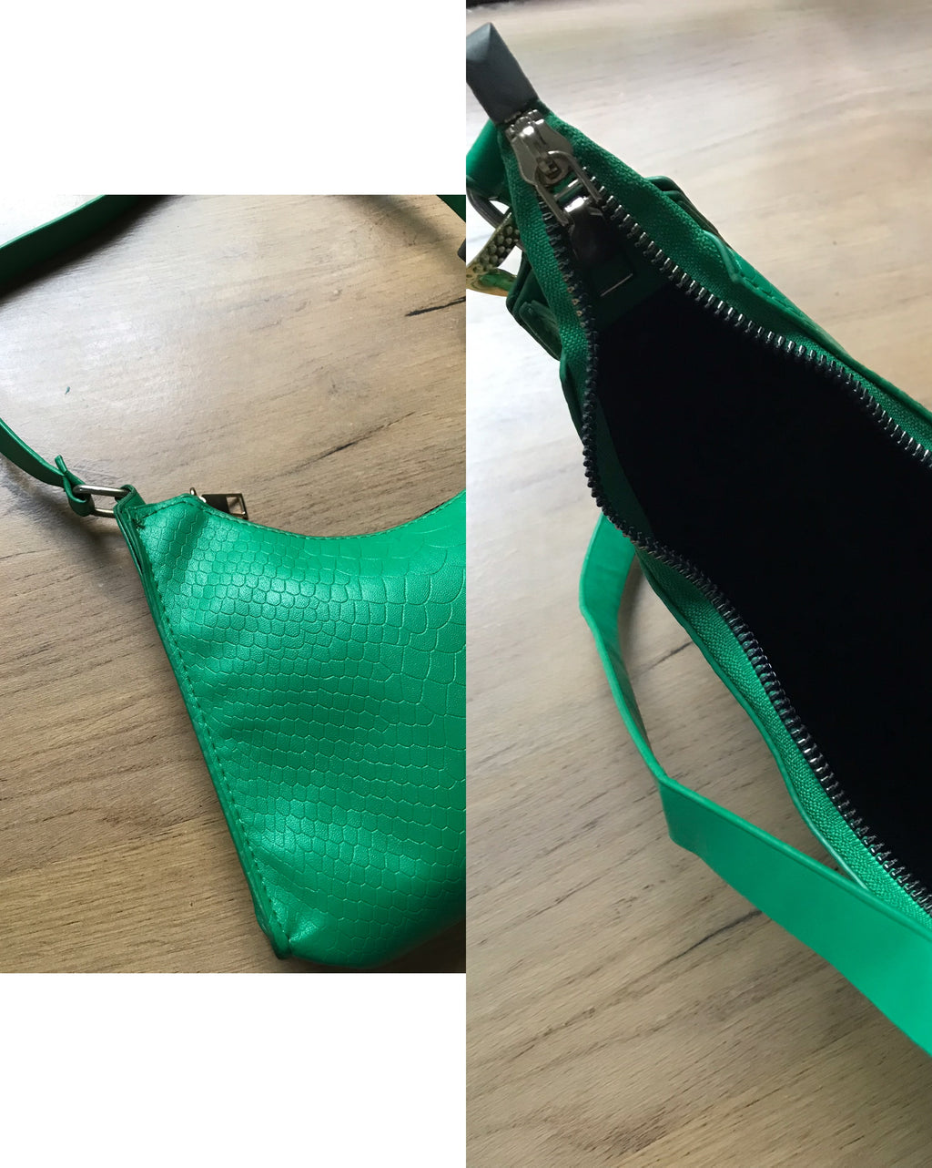 green mini bag / shoulder bag ***