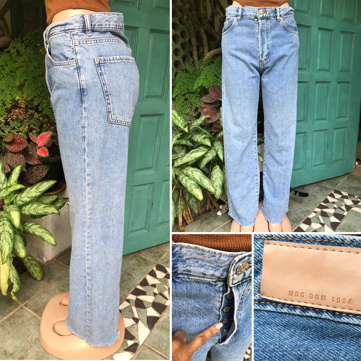 Mango wide leg jeans ::: m / w32/33