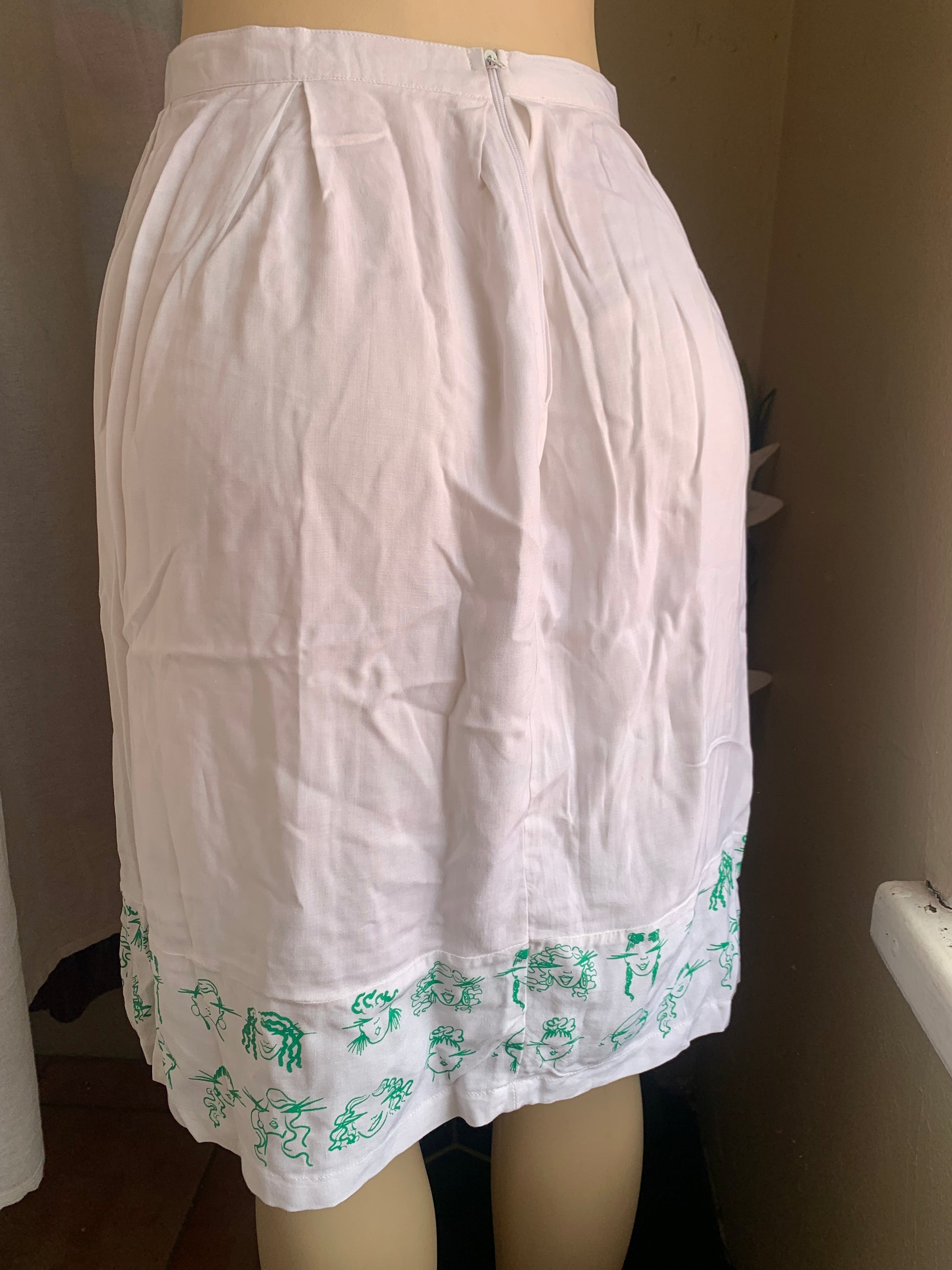 Jamaica made painted A-line skirt ,,, s