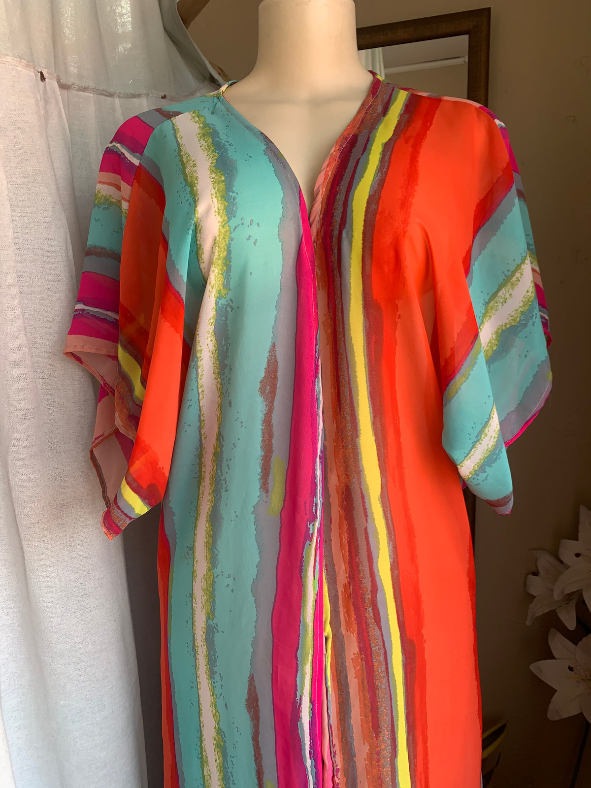 Multicoloured maxi mesh cover >>> size free