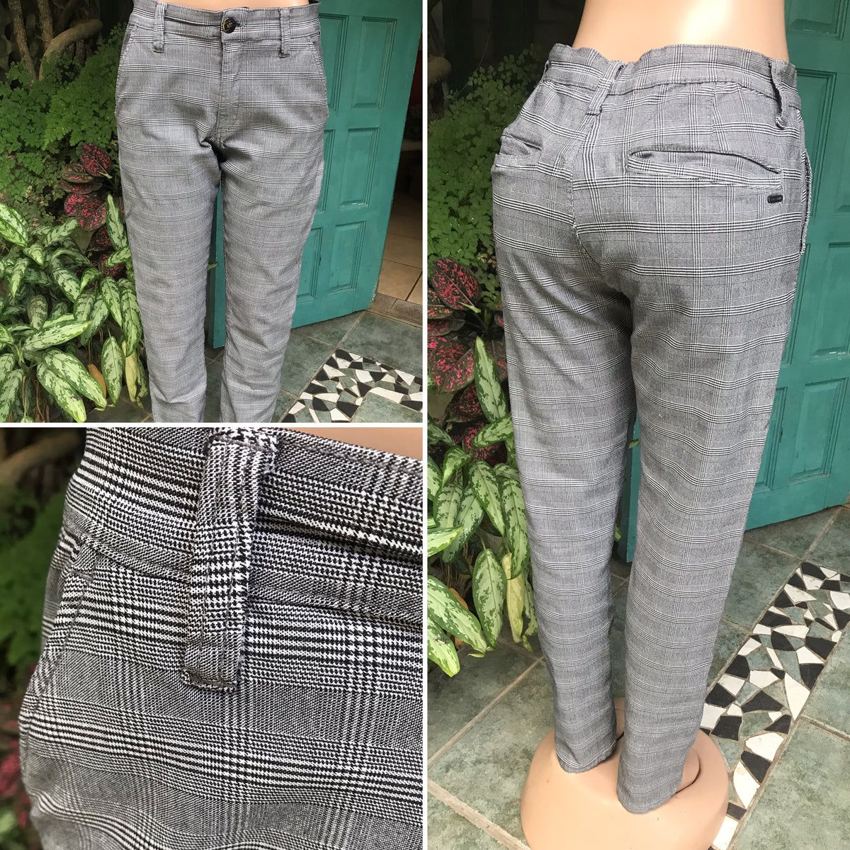Vintage houndstooth professional pants