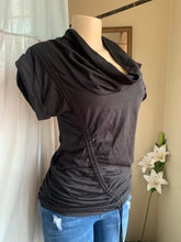 Load image into Gallery viewer, Cowl neck top with side singe … Mlll
