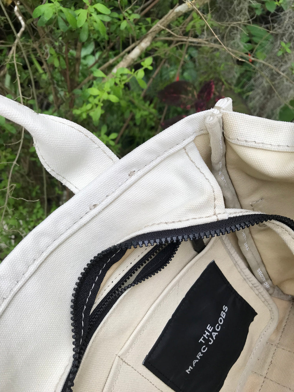 Marc Jacobs medium canvas tote bag with long strap