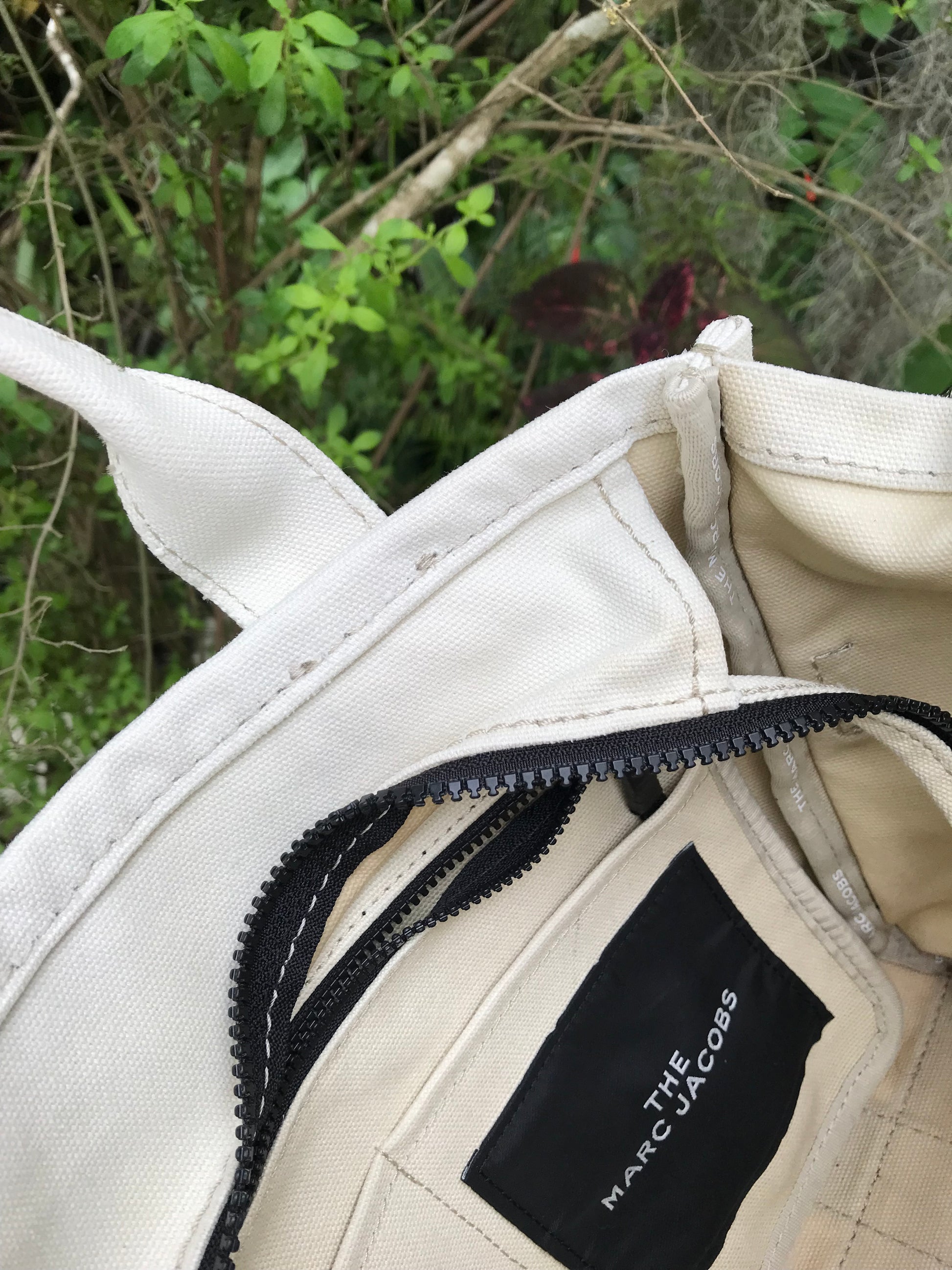 Marc Jacobs medium canvas tote bag with long strap