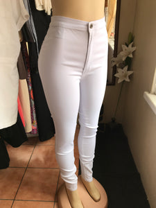 White high waist Jegging ::: m