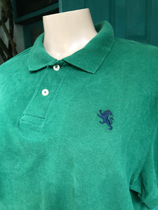 Express mens polo green... 100% Cotton ;;; L