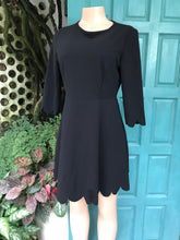 Load image into Gallery viewer, Black bubble cut long sleeve dress M
