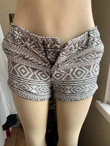 Tailored tribal print shorts s