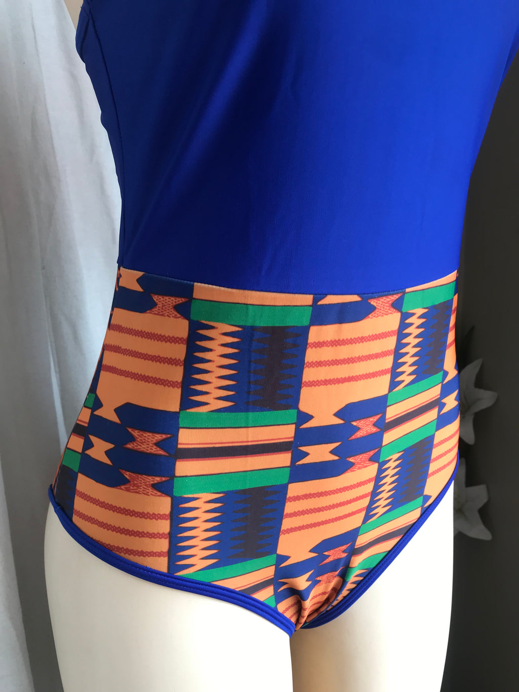 Like new African one piece swim suit large